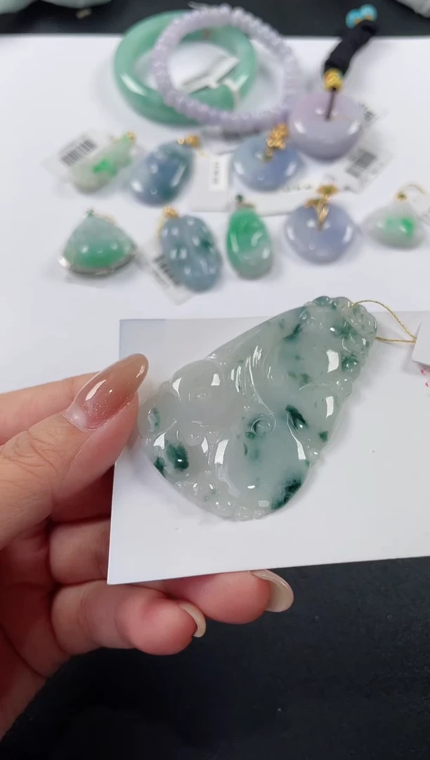 颈饰未镶嵌翡翠 基地发货H 3928