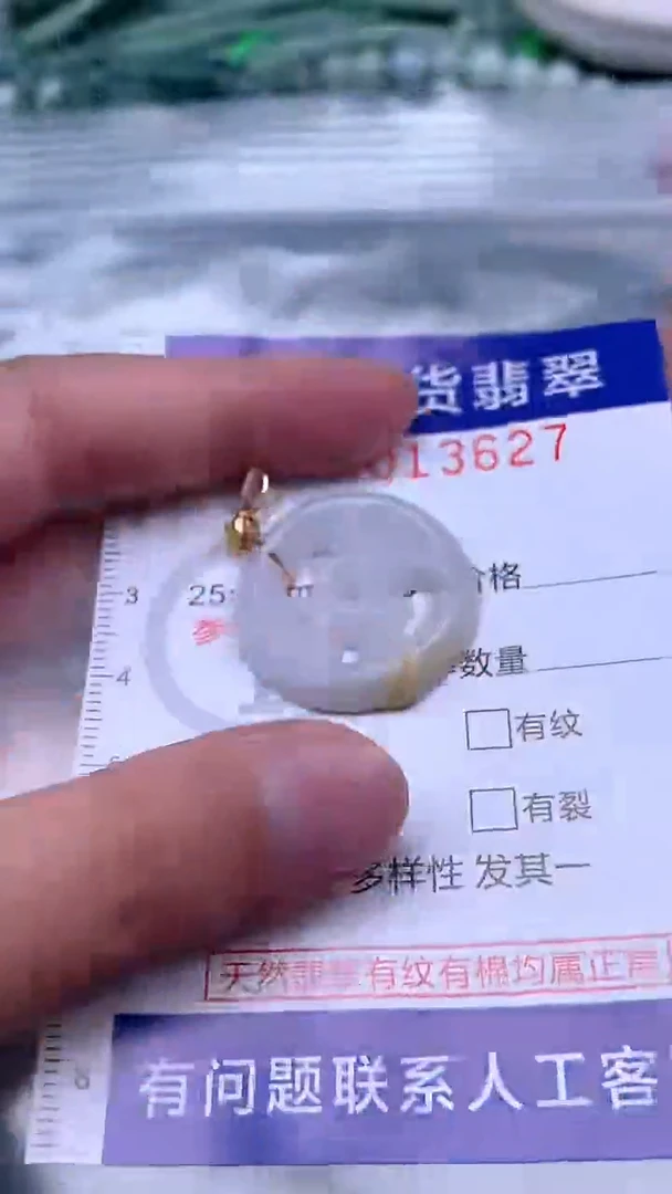 吊坠(赠链)未镶嵌翡翠1