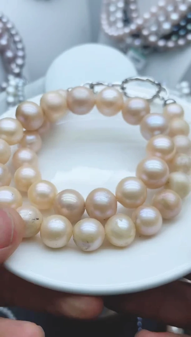 【闪购商品】淡水珍珠颈饰钛钢1