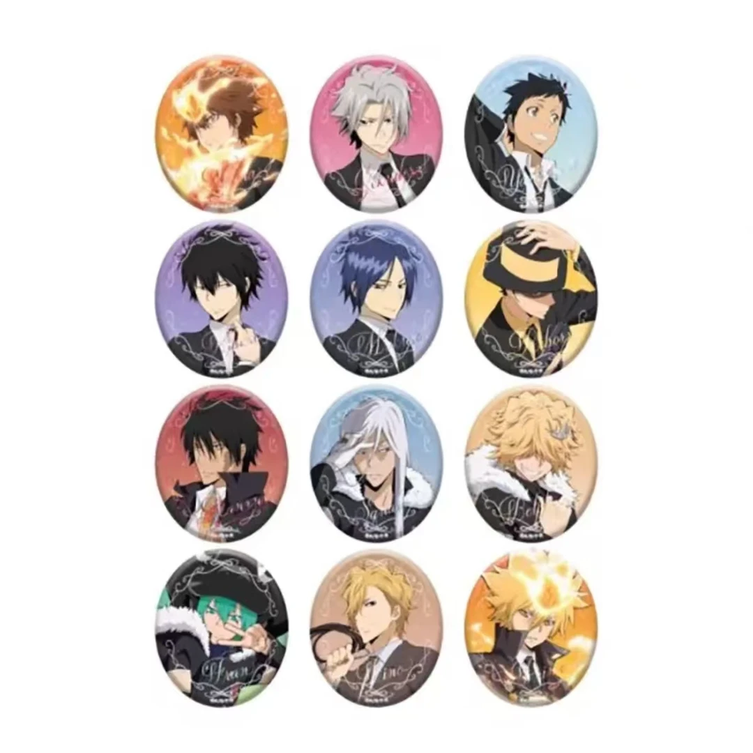 家庭教师椭圆烫金吧唧 徽章 盲盒代拆