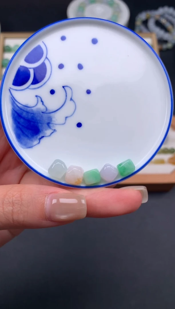 翡翠散珠天然翡翠A0047