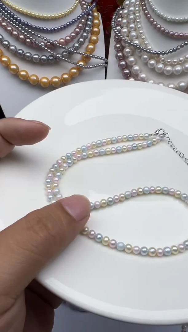 淡水珍珠未镶嵌颈饰1