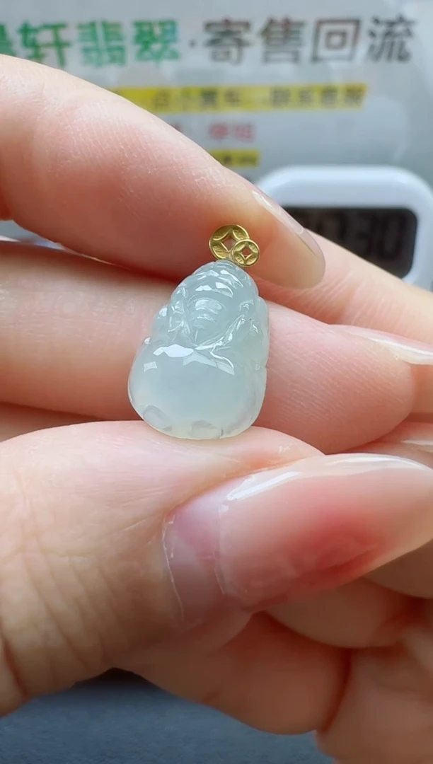 翡翠18K金镶嵌颈饰快**品寄售回流，不退不换