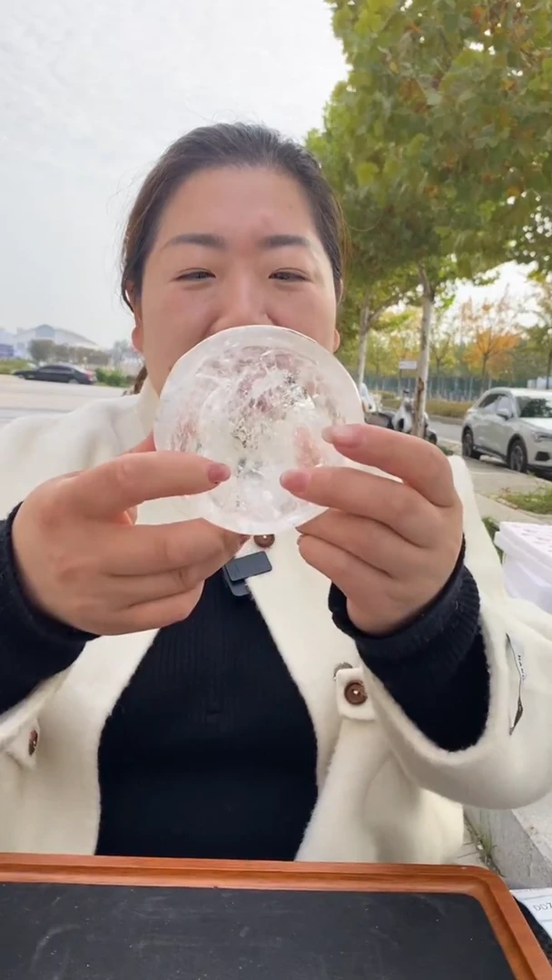 未镶嵌珠宝半成品水晶白水晶碗D702