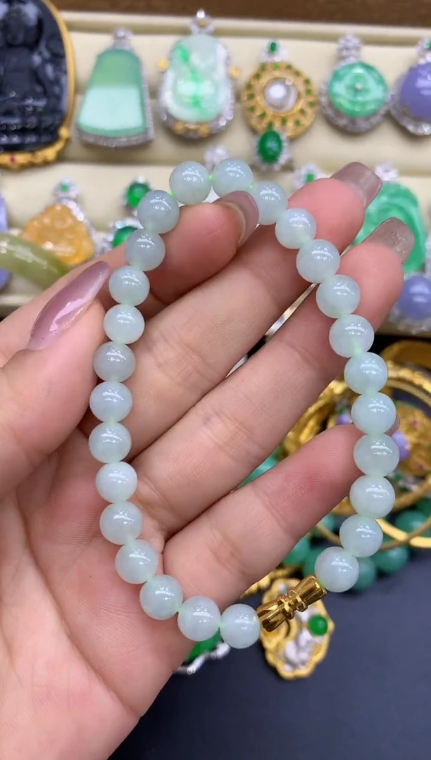 未镶嵌手链翡翠76-中国好珍宝