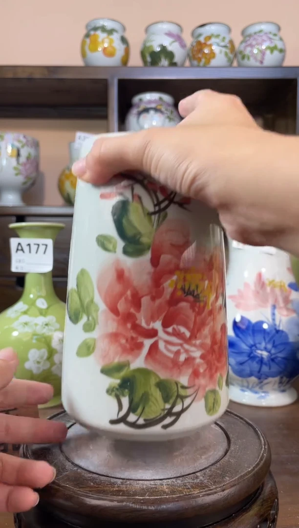 瓶景德镇手绘陶瓷花瓶 源头工厂