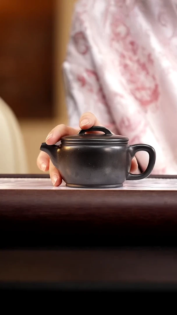 茶壶紫砂石黄汉瓦160cc