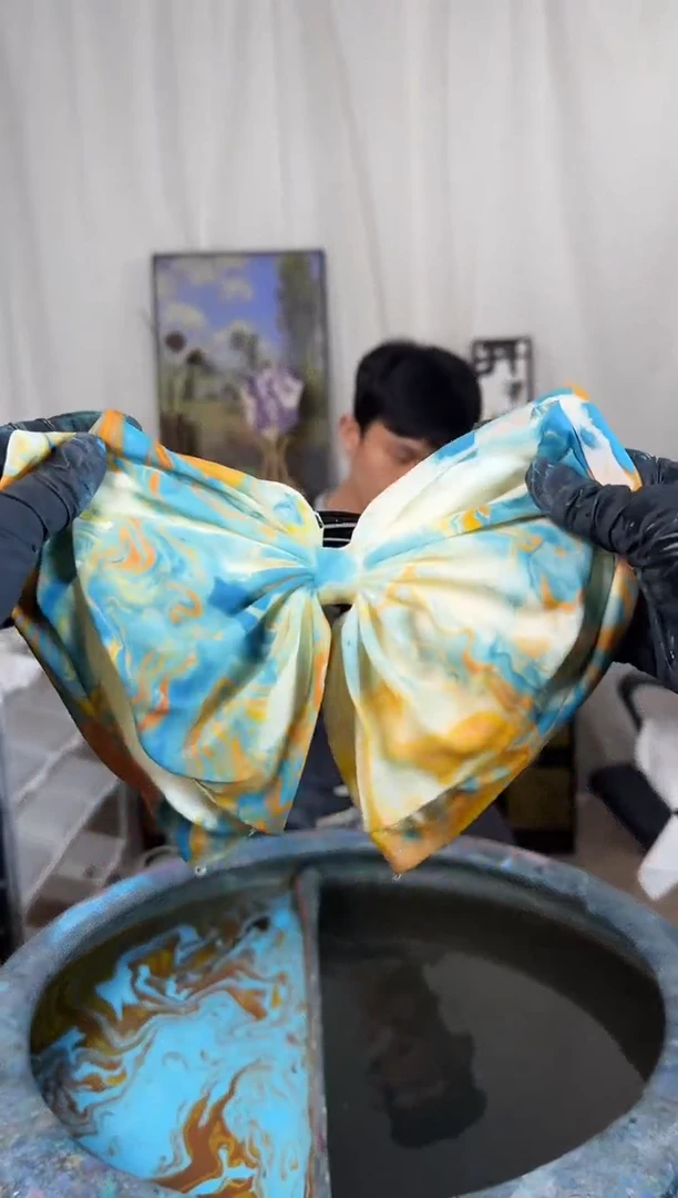 980 三层蝴蝶抓夹 橘子海