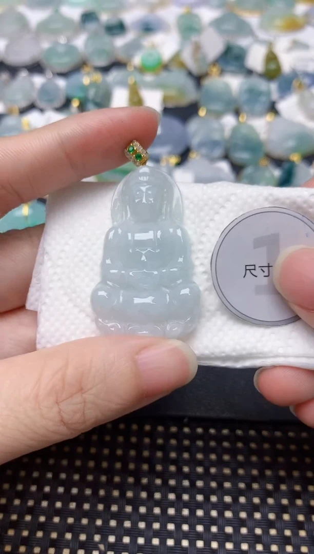 颈饰未镶嵌翡翠天然缅甸A货翡翠