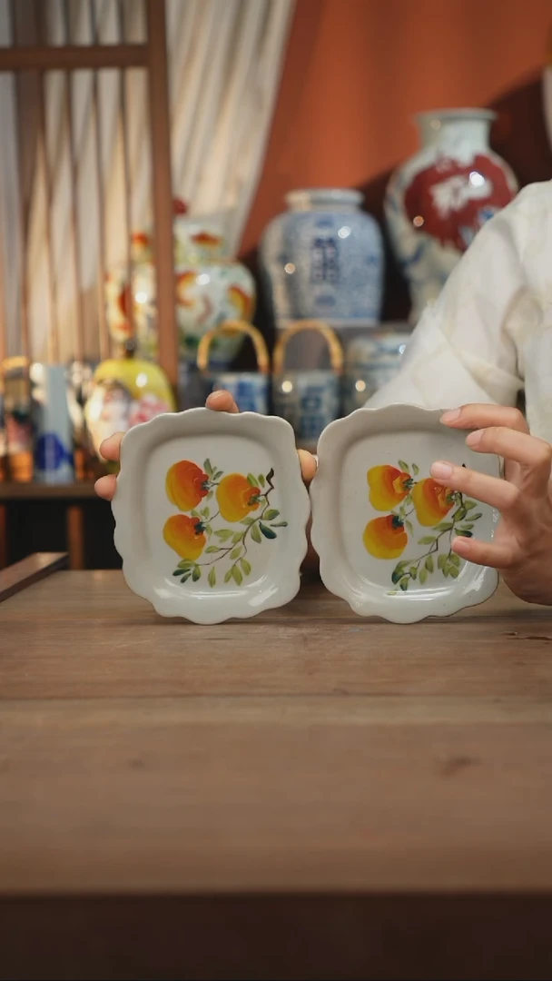现代 景德镇设计师釉下手绘陶瓷餐具