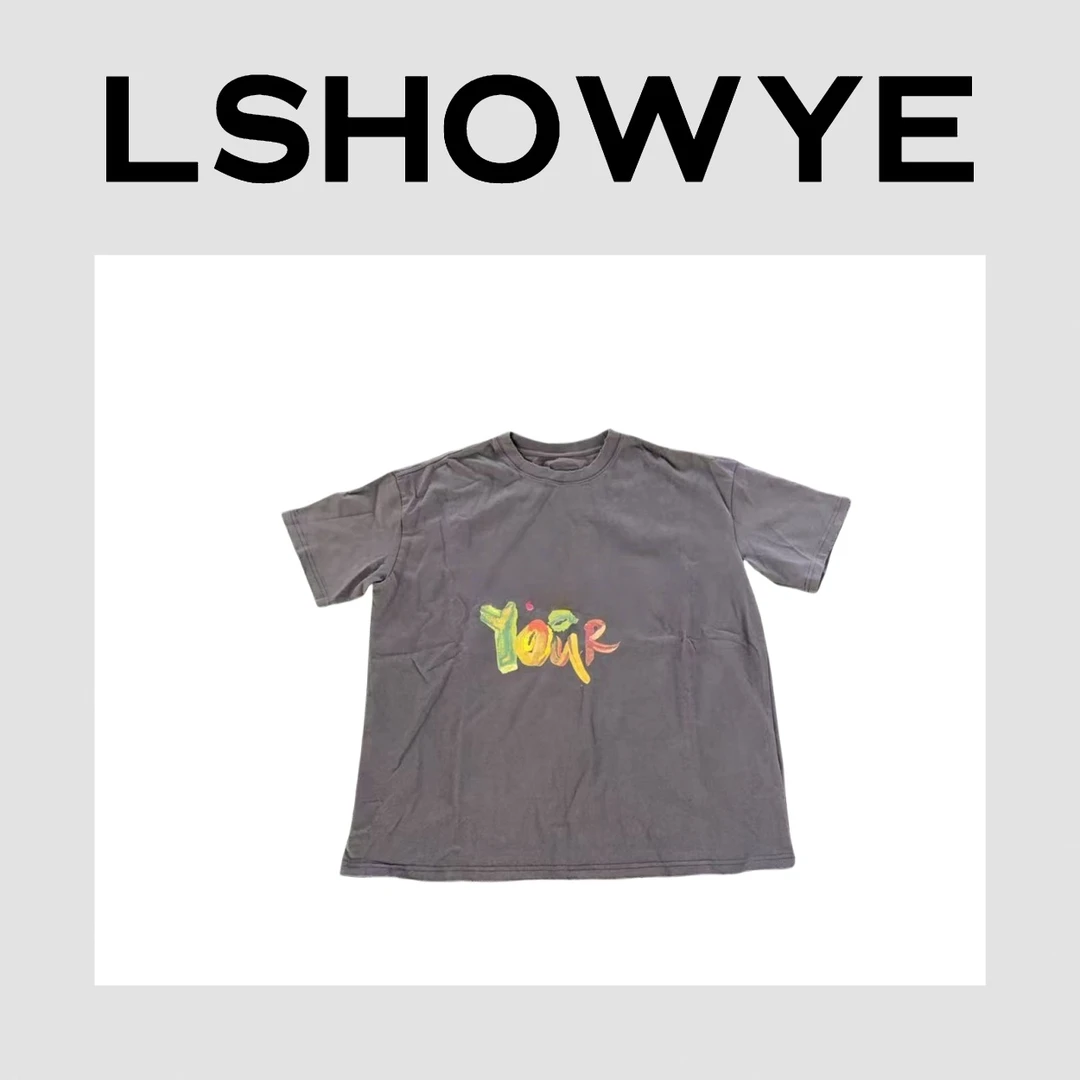 LSHOWYE｜彩绘英文字母印花短袖 5042703