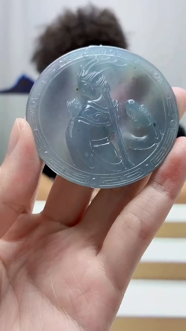 未镶嵌定制翡翠4688zm-毛货挂件27