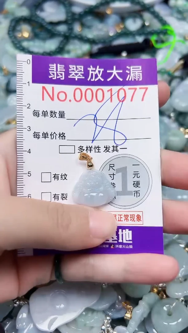 颈饰未镶嵌翡翠1077