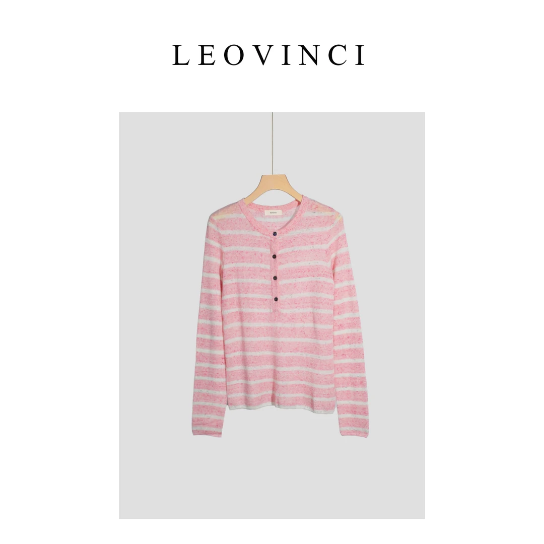 【盐渍桃雾】羊毛+亚麻桑蚕丝  低饱和度粉减龄春季女款 02-02001