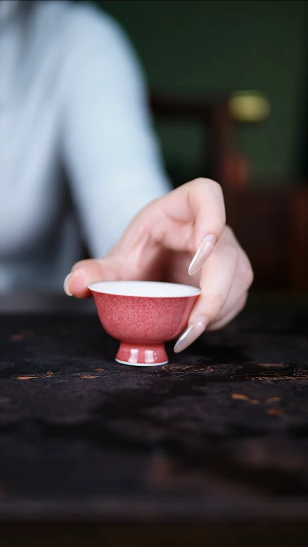其他景德镇纯手工陶瓷豇豆红