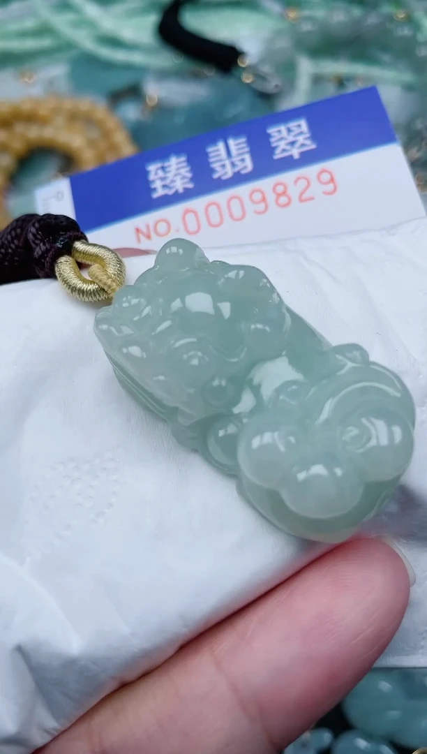 翡翠未镶嵌颈饰.0009829