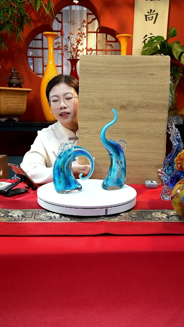 手工艺品琉璃大象