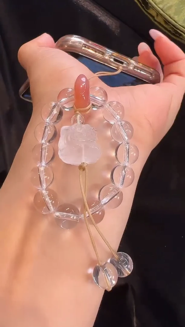 【闪购商品】水晶车挂未镶嵌手机挂