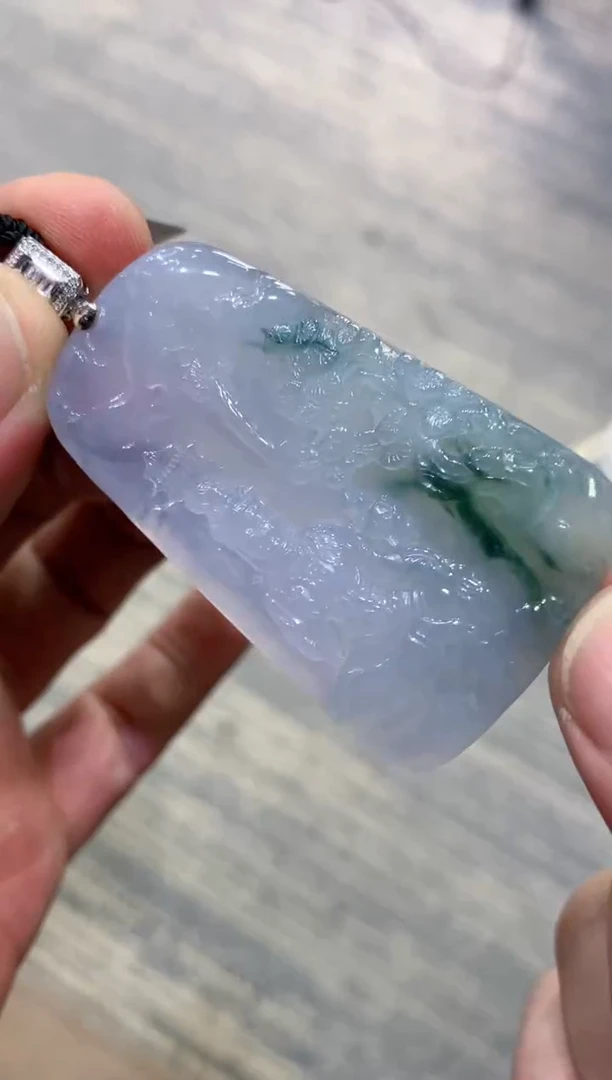 颈饰未镶嵌翡翠天然A货翡翠
