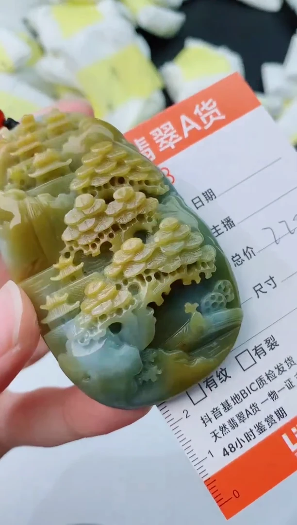 【闪购商品】翡翠颈饰未镶嵌079