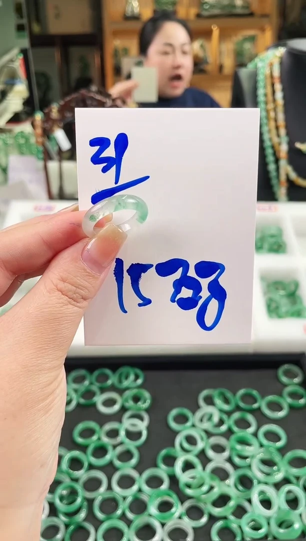 未镶嵌戒圈石英质玉戒圈15