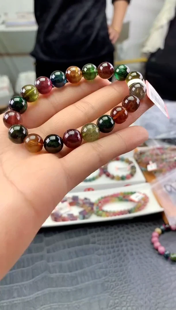 未镶嵌手串碧玺多样性发一条