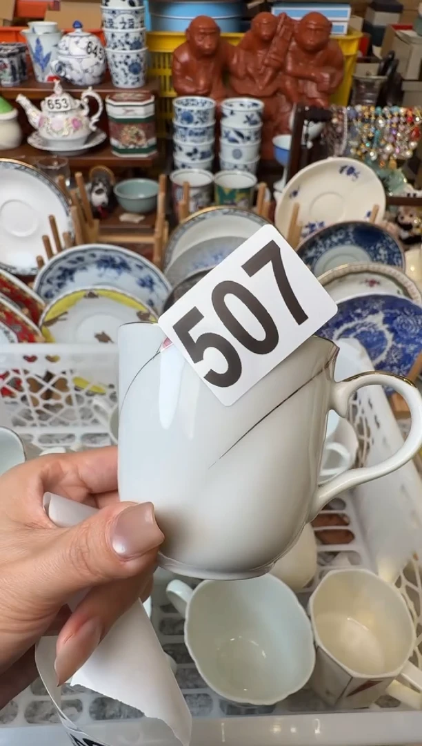 瓷片月***云月鹿&彩云