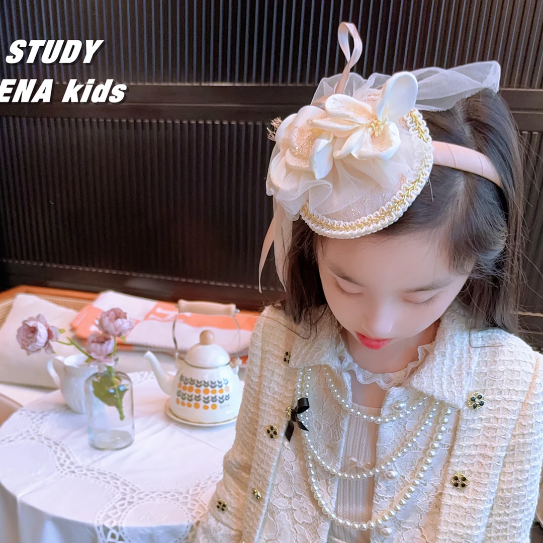 Lenakids【现货】重工花花莎莎发饰高定设计师款女童发饰22101609