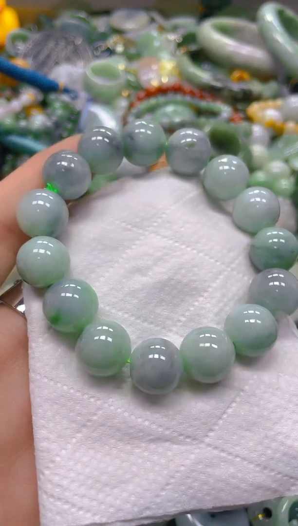 翡翠未镶嵌颈饰12mm/N/翡翠A货,一件也是批发价
