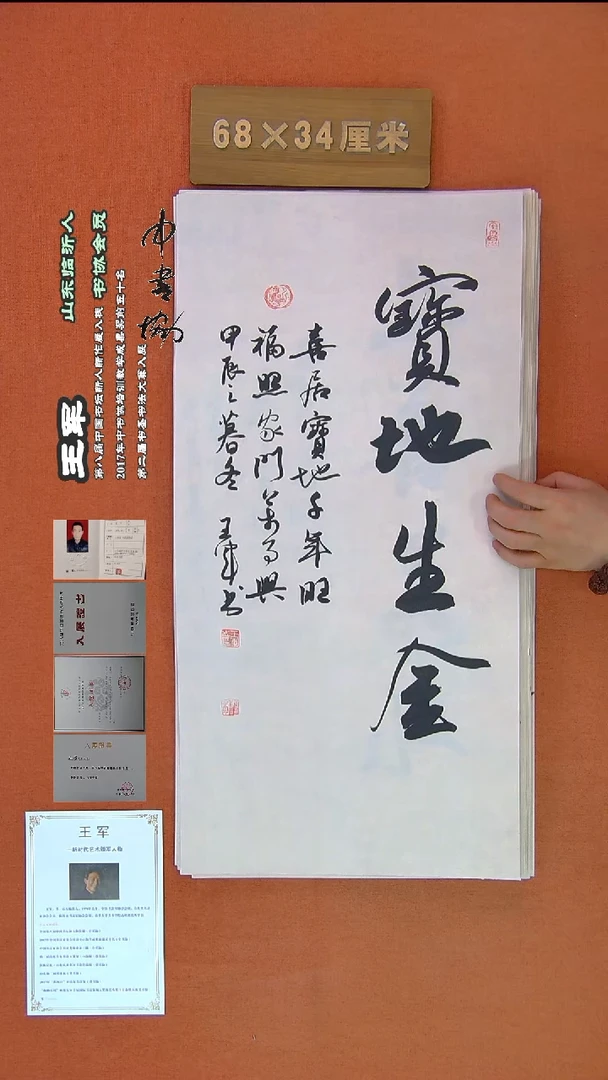 【闪购商品】书法37王军书法作品