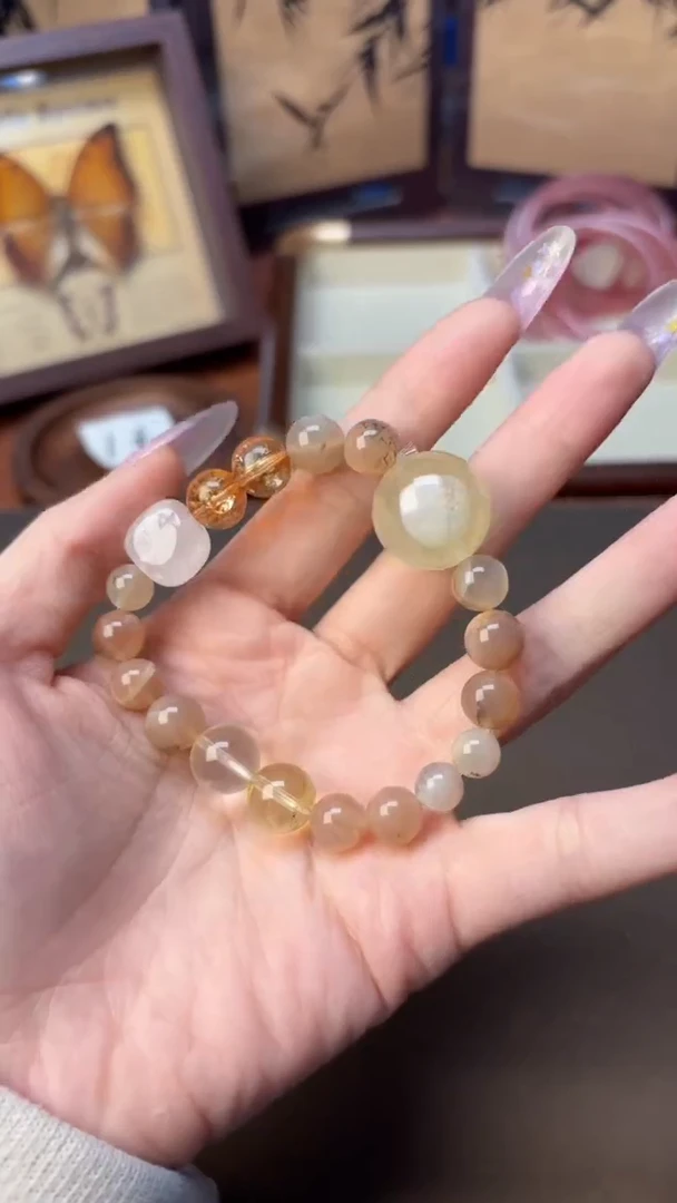 未镶嵌手串水晶乜*?1