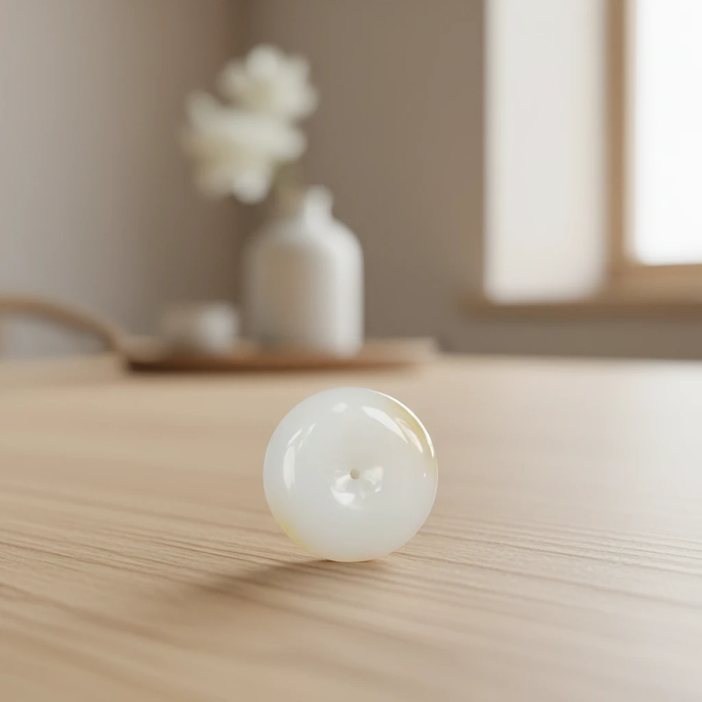 A600和田玉平安扣LY832178093