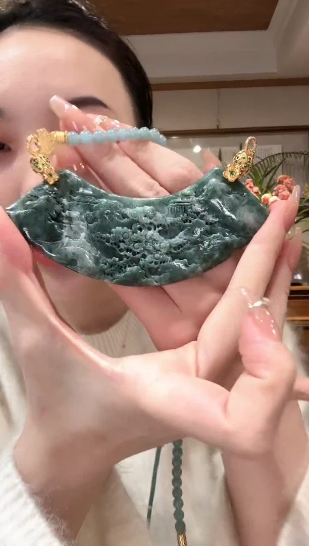 【闪购商品】翡翠颈饰未镶嵌国风