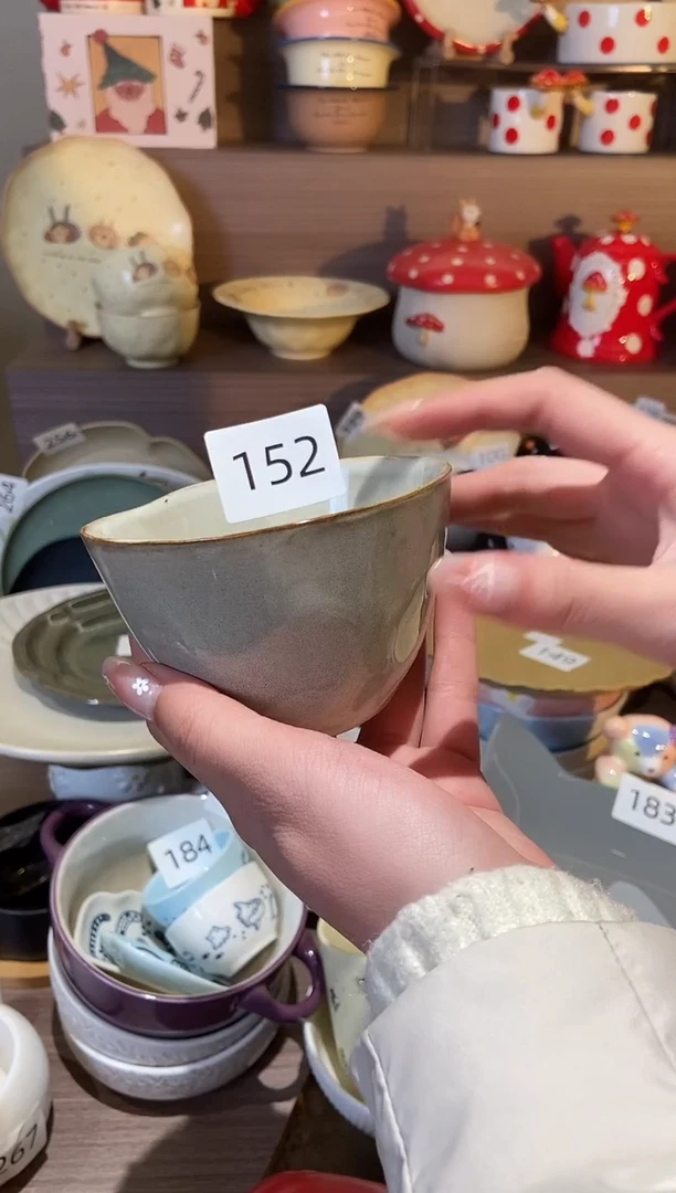 【闪购商品】瓷152手捏小碗 2个装 瑕疵