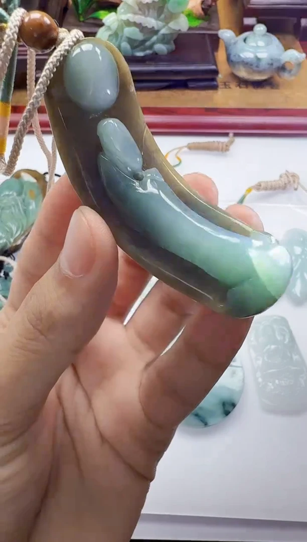 吊坠(不含链)未镶嵌翡翠1