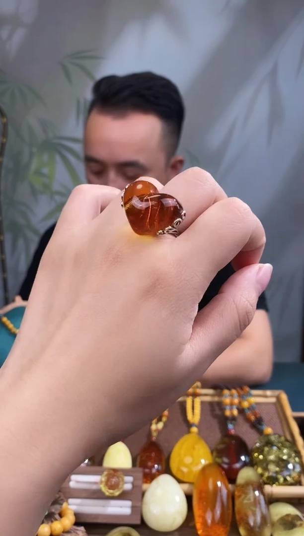 裸石琥珀未镶嵌基地发货 一物一证 顺丰包邮