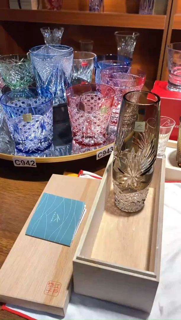水晶玻璃吸管款月下