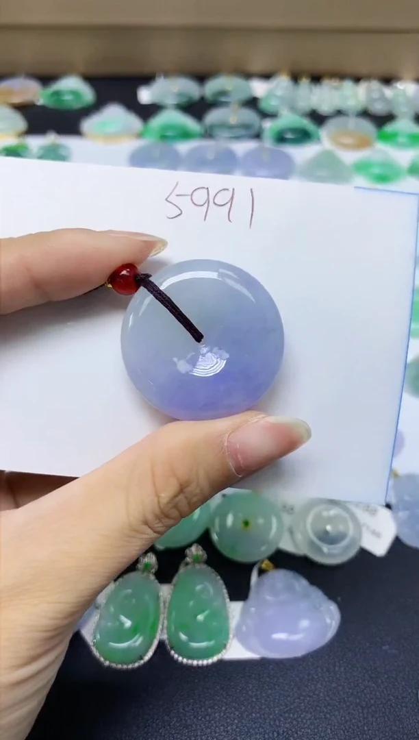 翡翠未镶嵌颈饰天然缅甸翡翠A货