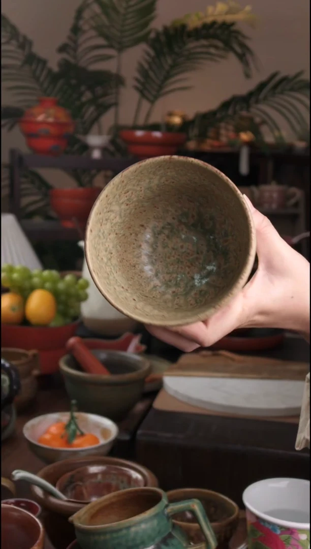 碗景德镇手工高温餐具琥珀葫芦