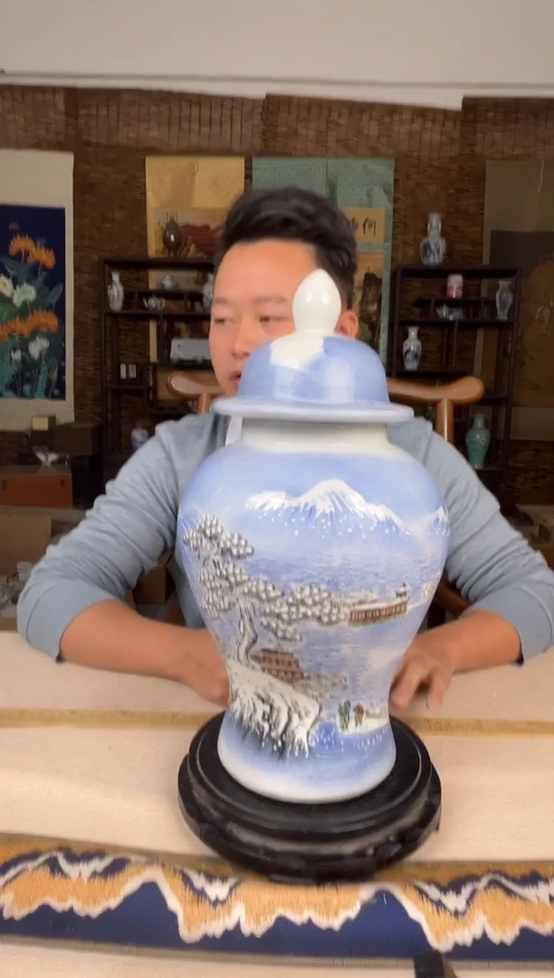 摆件瓷景德镇陶瓷摆件B914