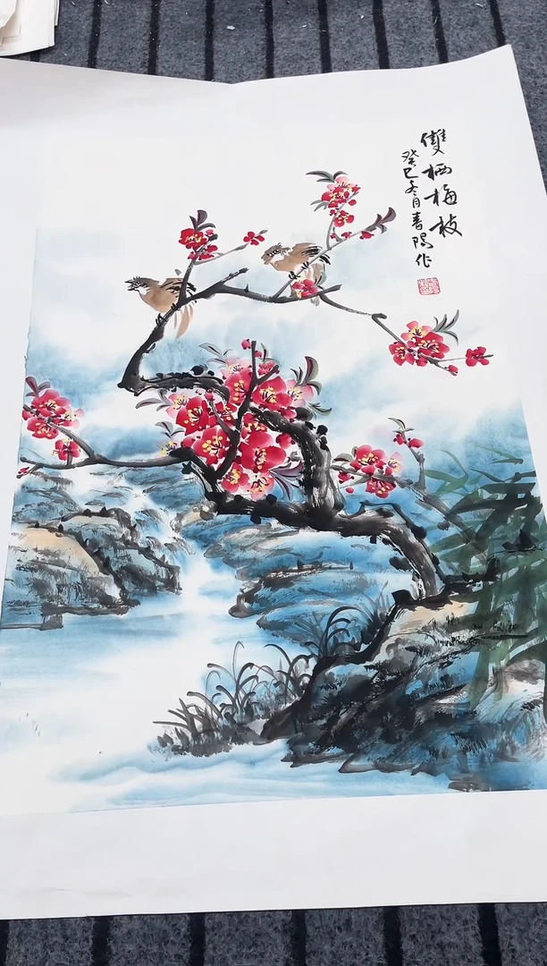 精品国画花鸟作品