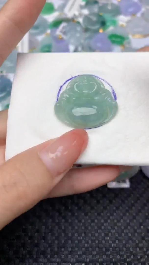 翡翠未镶嵌颈饰天然翡翠a货