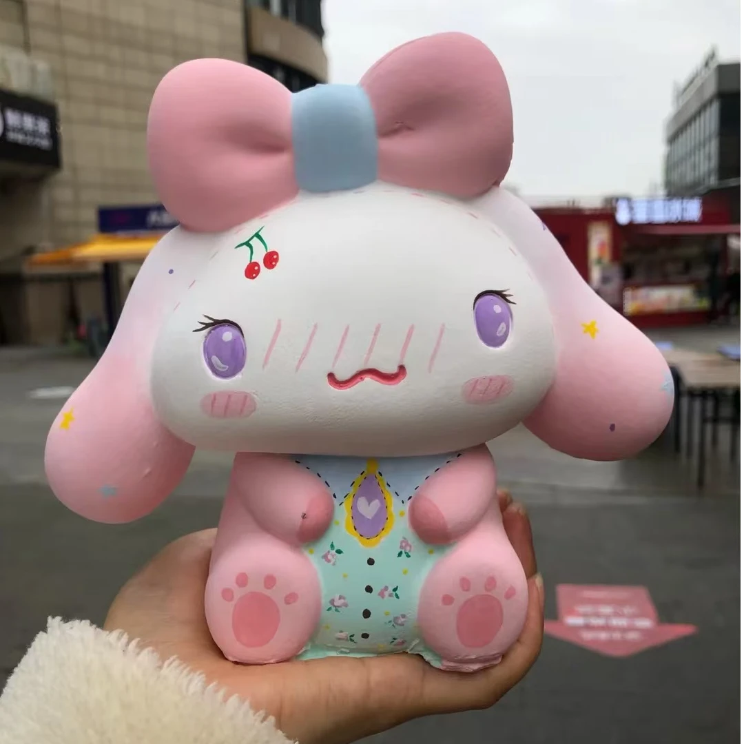 【暑期立减】新款大号16cm玉桂狗石膏涂色立体3D儿童DIY玩具手工