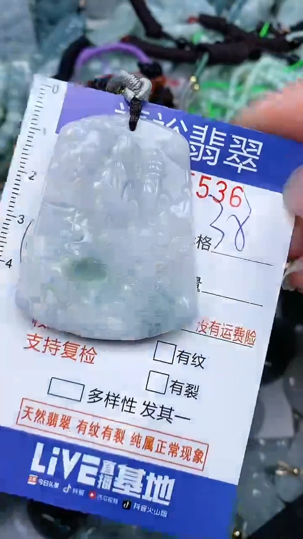 翡翠未镶嵌颈饰...0005536