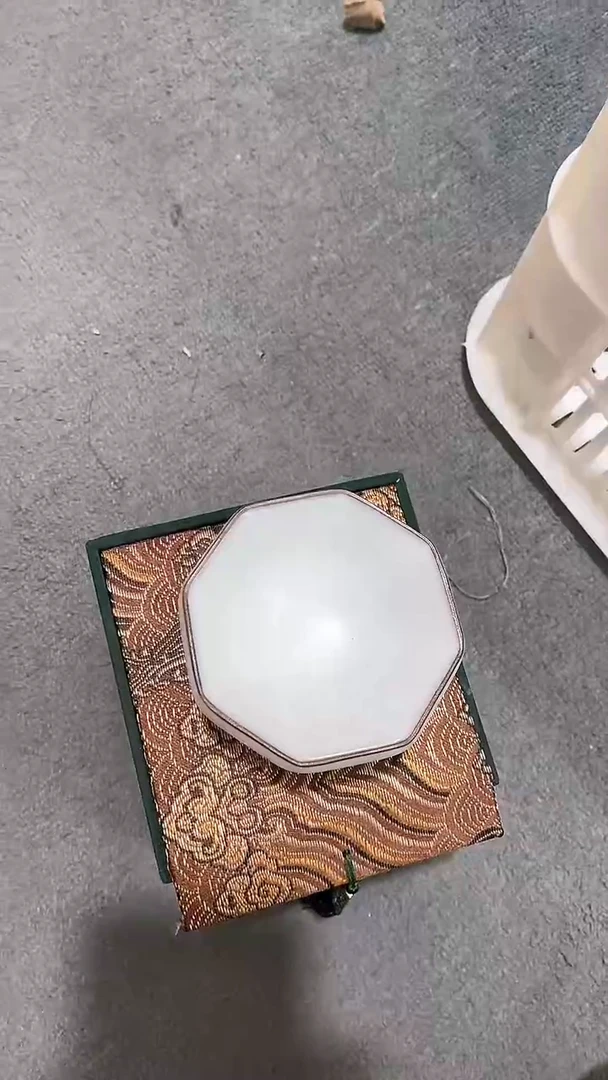 瓷片陶瓷茶具茶器B0286八方白
