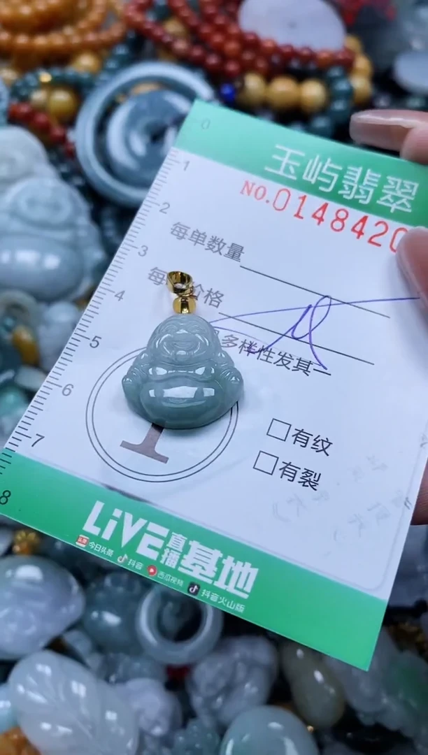 翡翠未镶嵌颈饰闪购0148420多样性发其一