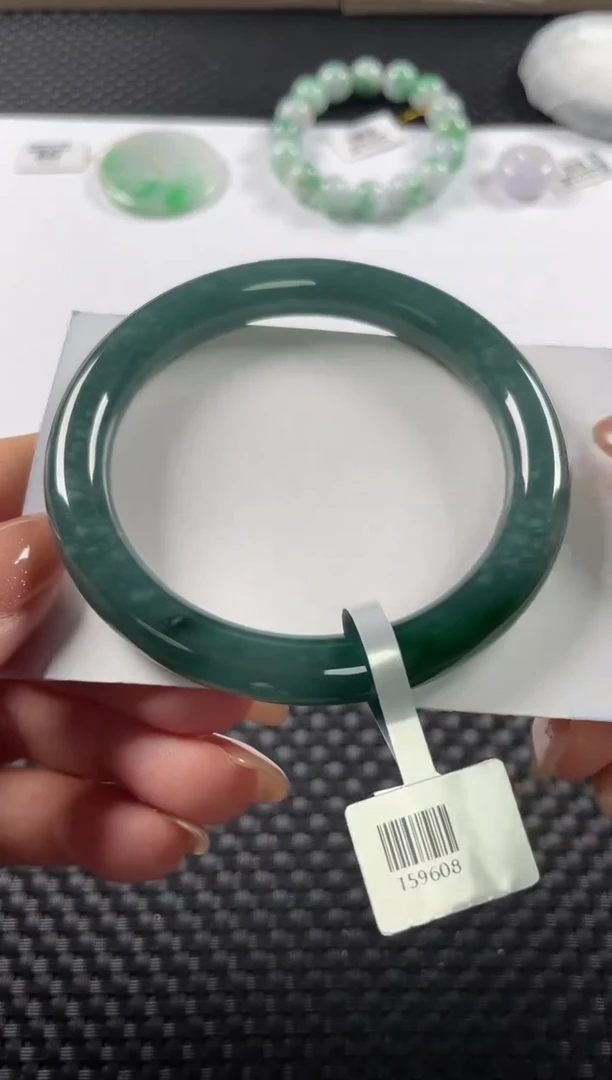 未镶嵌手镯翡翠基地发货H4361 57+