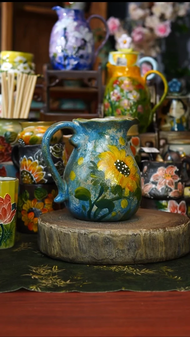 花瓶/杯子/碗39景德镇手工高温釉下彩