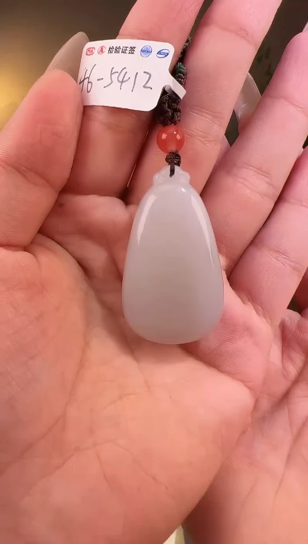 【闪购商品】和田玉颈饰未镶嵌无事牌5412