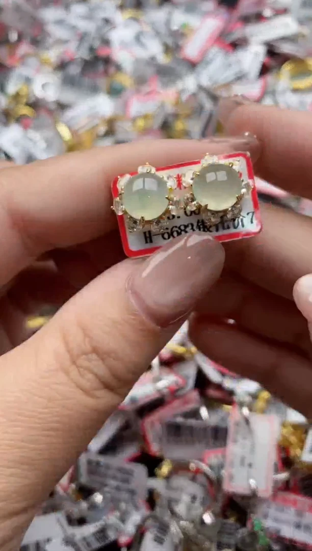 【闪购商品】翡翠戒指银S925镶嵌55555--8